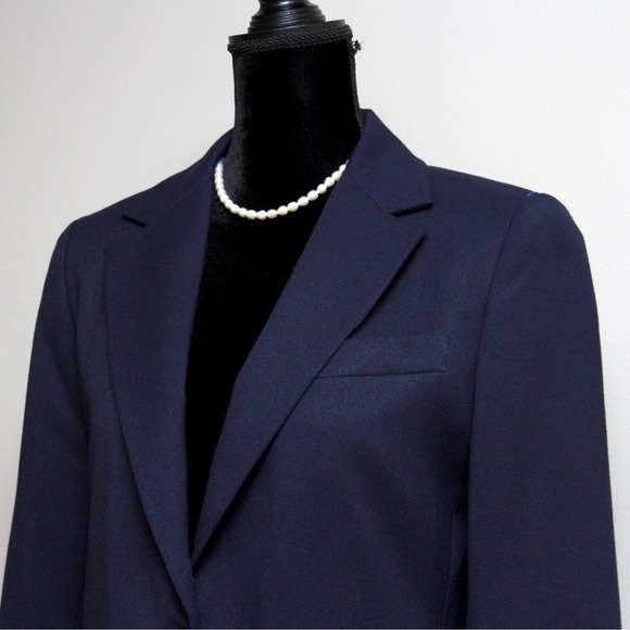 Orvis Women's Navy Blazer Jacket Size‎ 6 Classic Tailored Coat Navy Blue - Picture 6 of 16